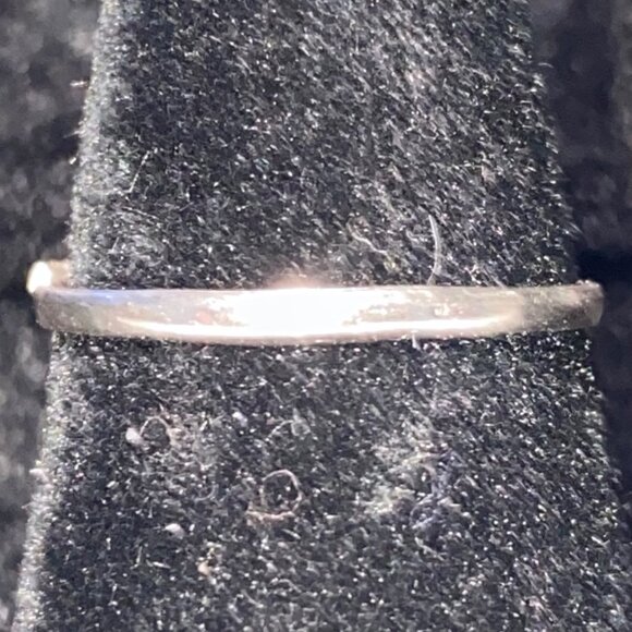 Ring Size 4.5 Blue Glass Faceted Vintage Jewelry Sterling Silver Tested - Picture 7 of 16